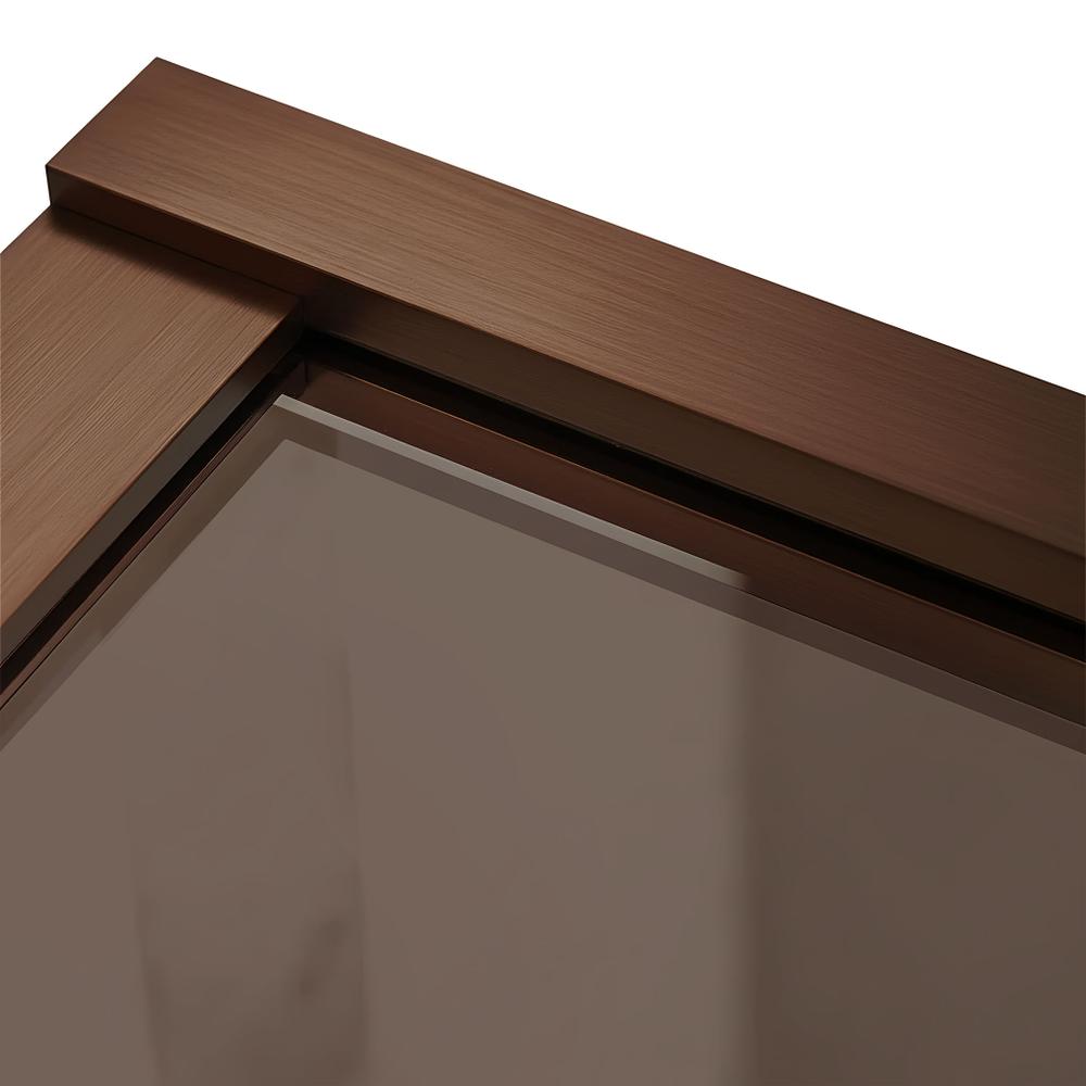 Badewanneaufsatz Rea Elegant Brush Copper 70