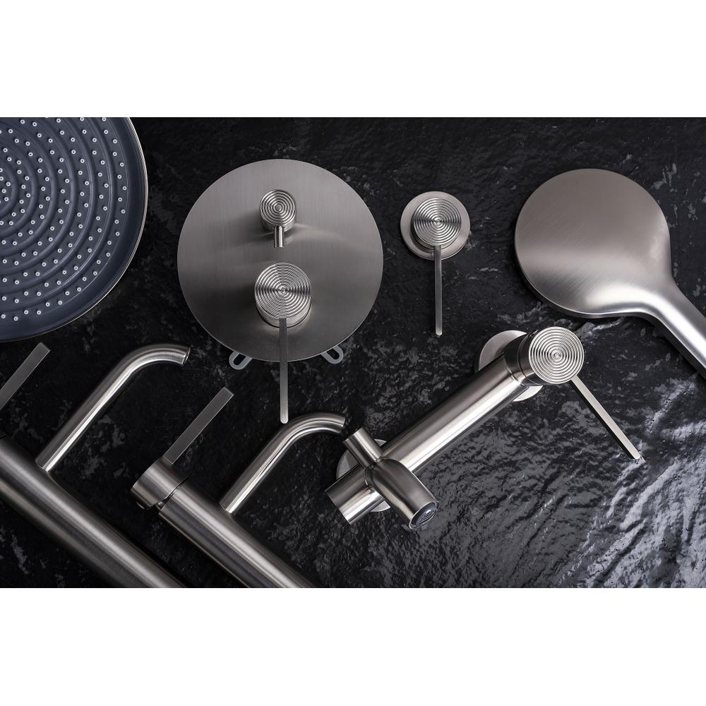 Wall Mounted faucet Rea Foster Brush Nickel