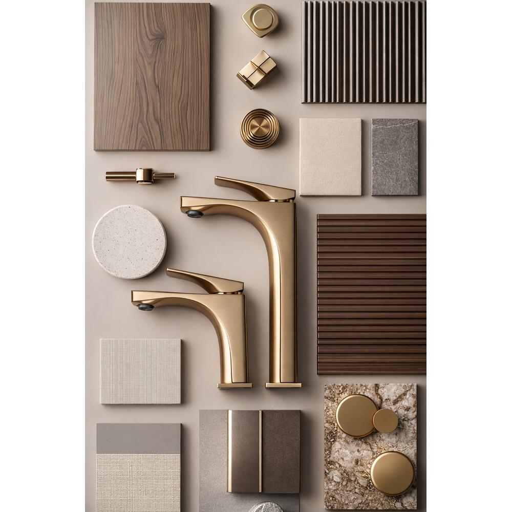 Robinet de lavabo PREMIUM Rea Joe Brush Gold low