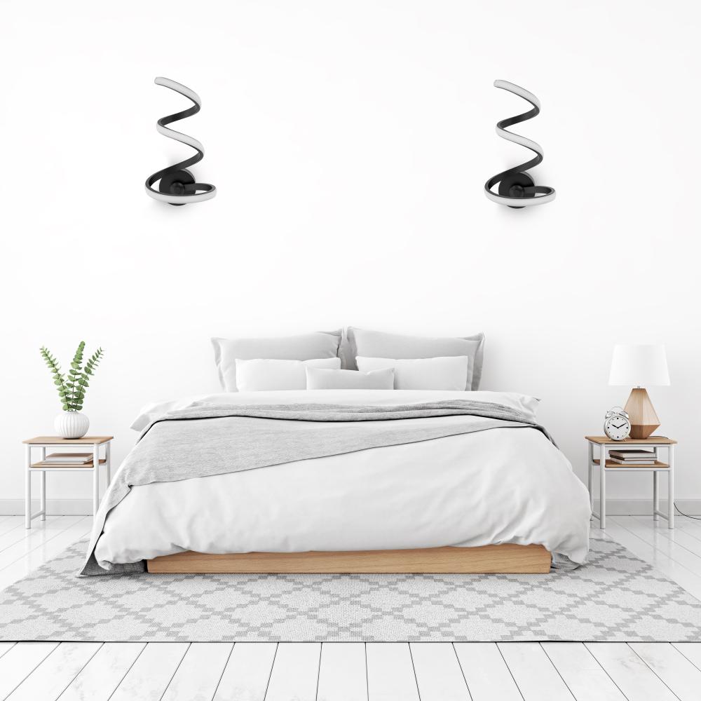 Deckenlampe LED SPRING UP APP829-W BLACK MATT