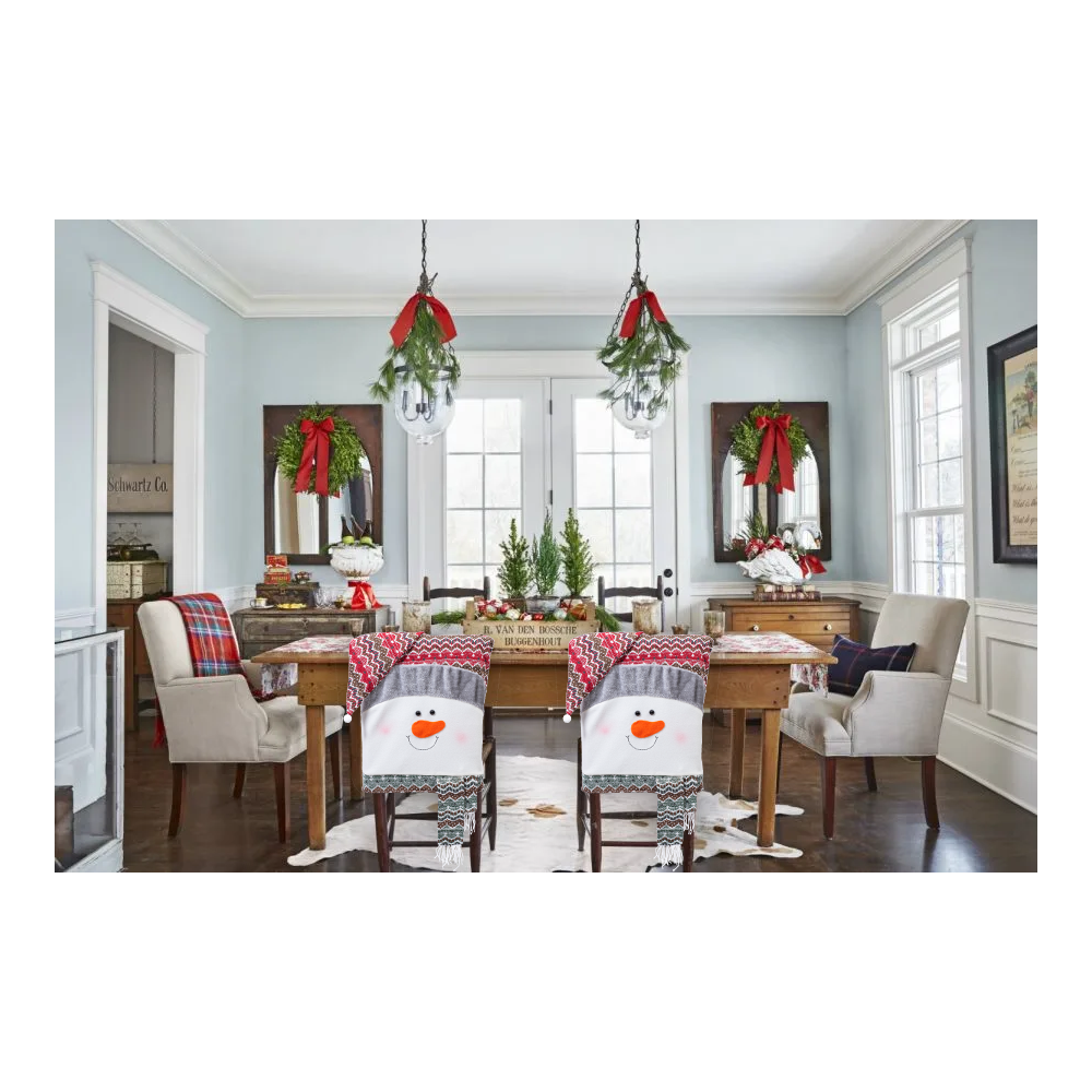 Pokrowiec na krzesło świąteczny YX22021