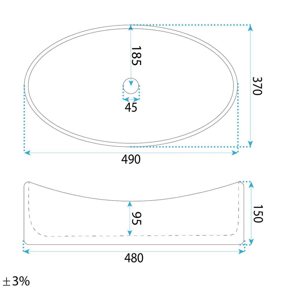Umywalka Nablatowa Rea Dream