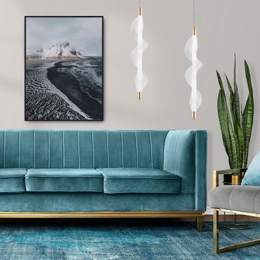 Lampe LED G008-1CP WHITE/GOLD