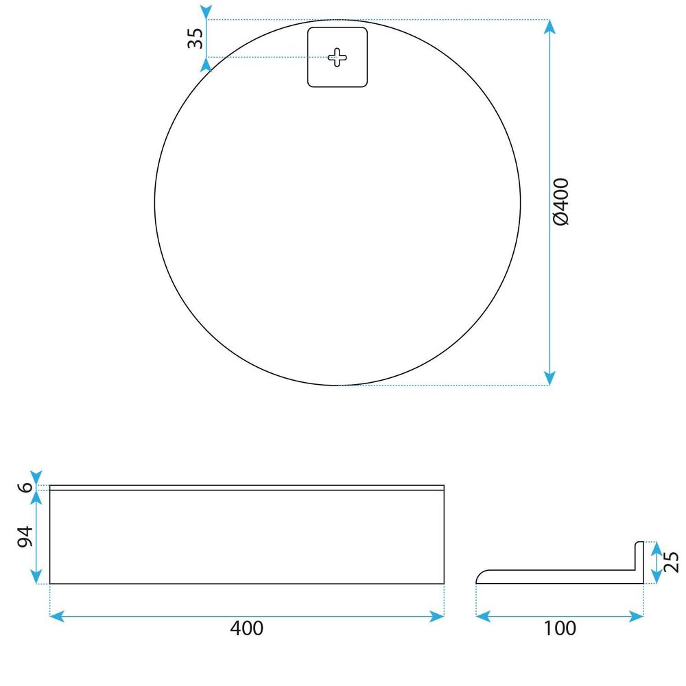 Conjunto de móveis de banheiro Molly 40cm Grey