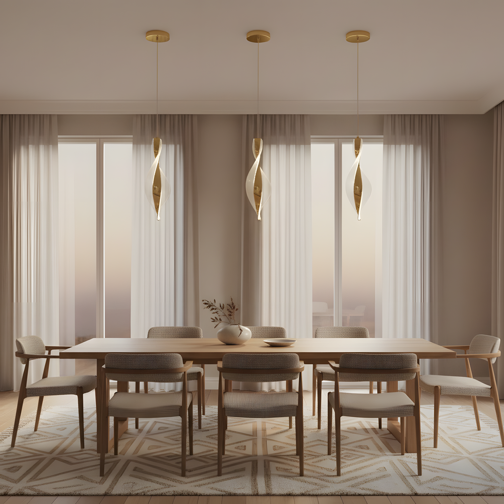 Люстра LED G120-CP GOLD