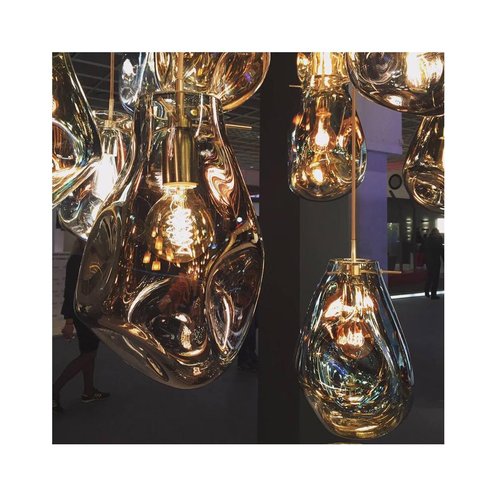 Hängelampe Glas APP327-1CP Blue