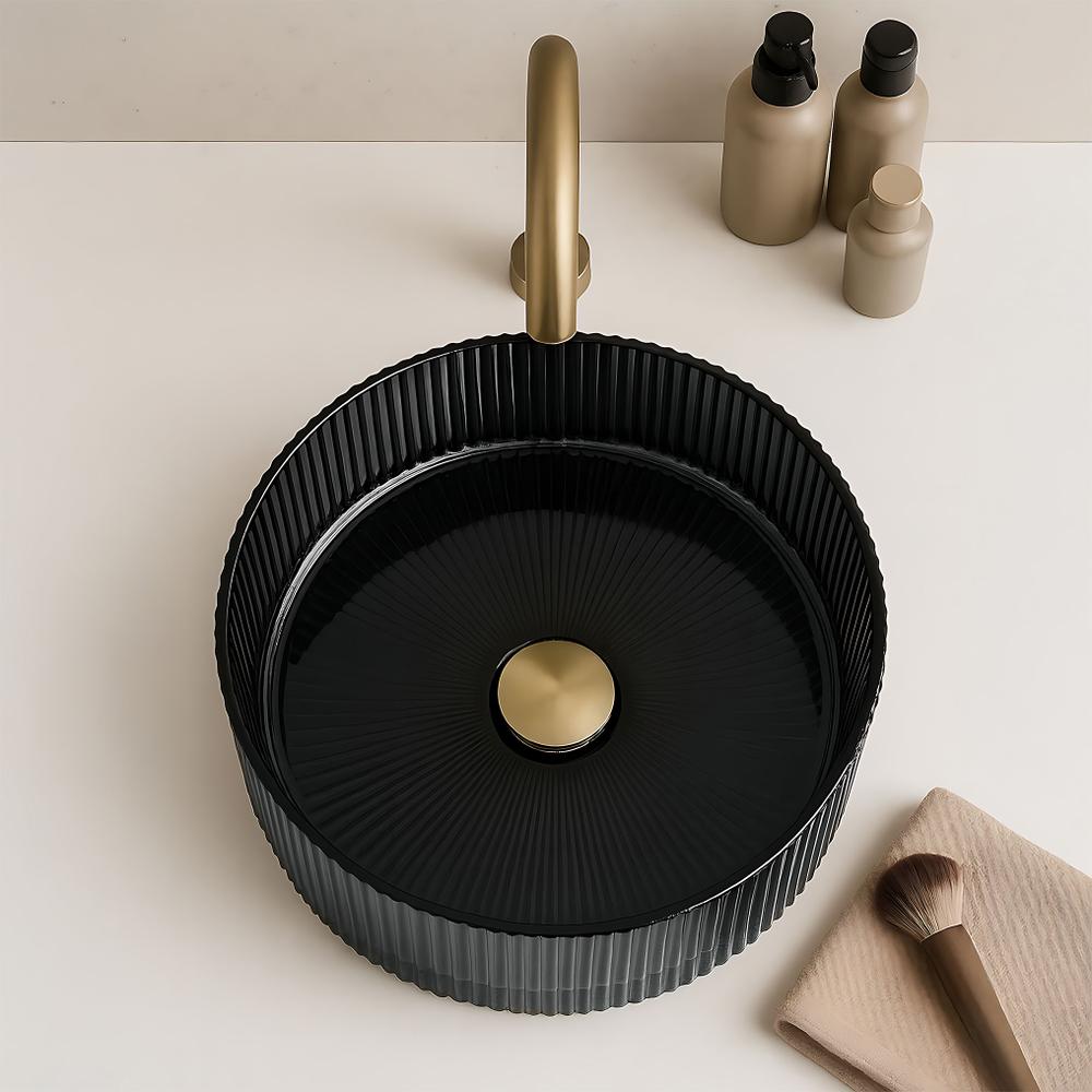 Aufsatzwaschbecken Rea Ingrid 36 Black