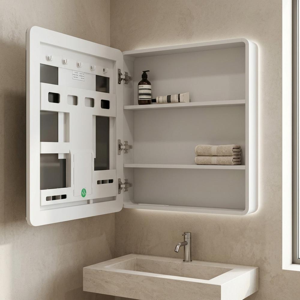 Veidrodinė spintelė su LED apšvietimu M1016-70 70x65