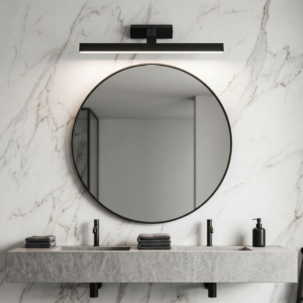 Kinkiet łazienkowy LED SWE011-1W 58cm Czarny