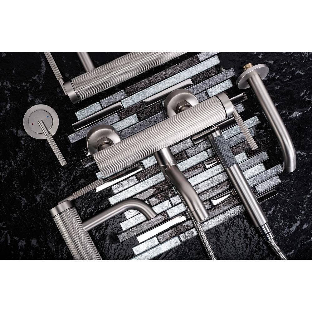 Bateria podtynkowa Rea Argon Nikiel Szczotkowany + BOX