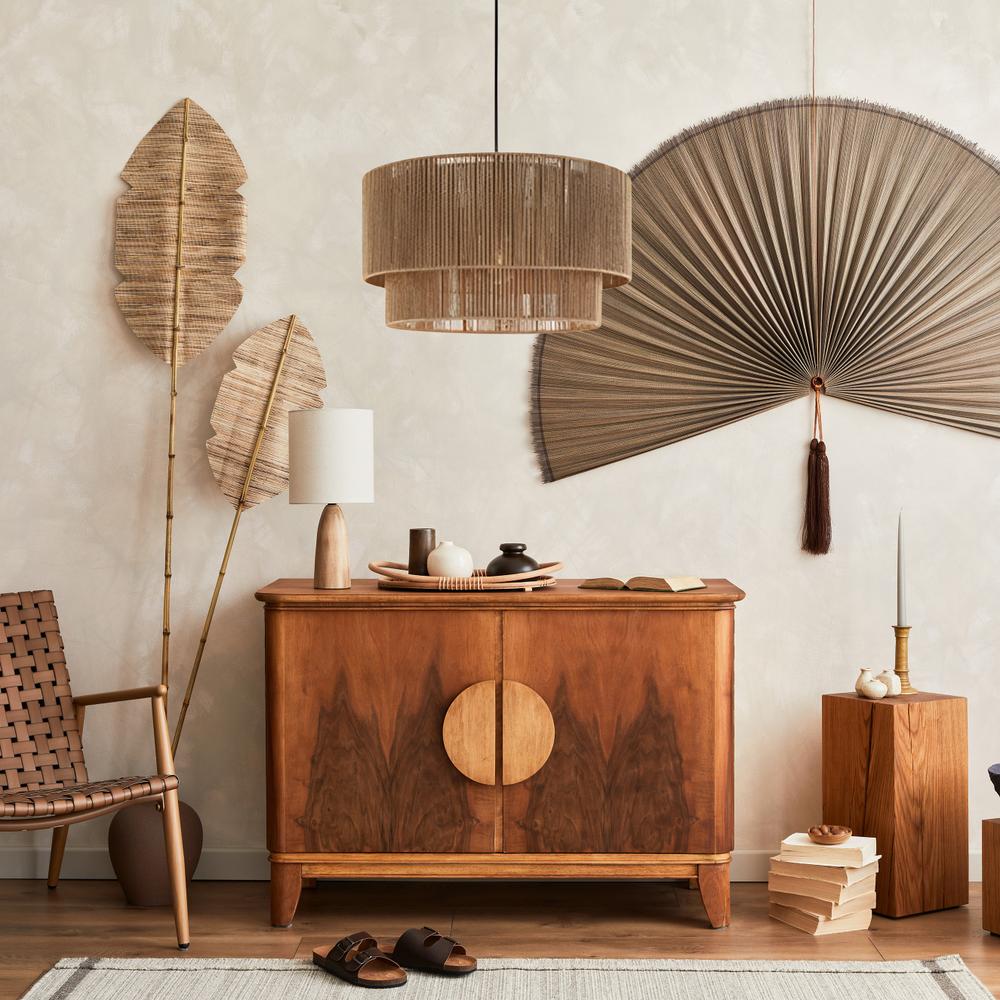 Hängelampe APP1836-1CP NATURE BLACK