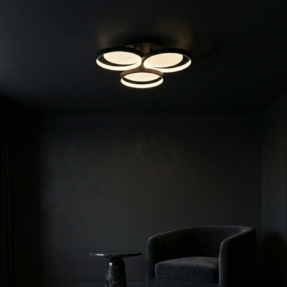 Lampa sufitowa LED APP1919-C Czarna