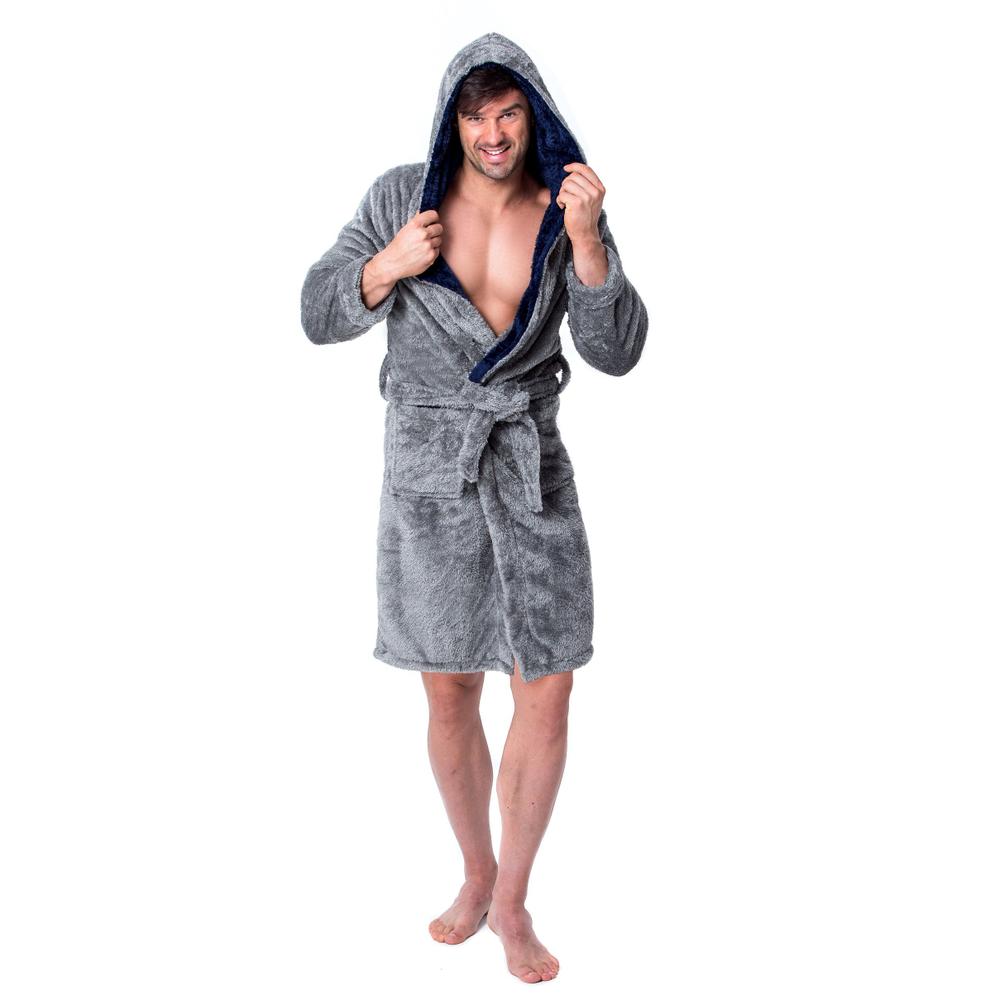 Szlafrok męski Jordan Grey Navy M