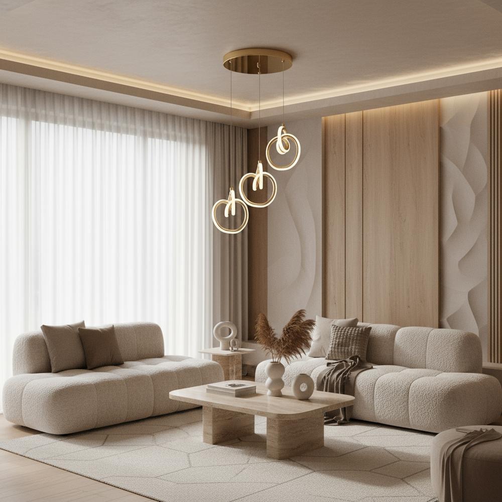 Lampe LED LHJ093-3CP GOLD