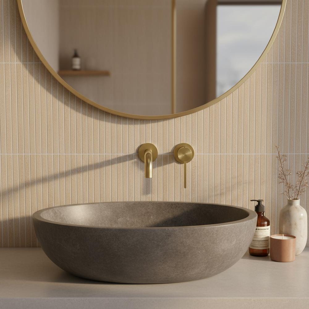 Wall Mounted faucet Rea Foster Brush Gold