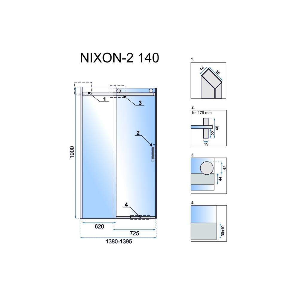 Shower doors Rea Nixon-2 140