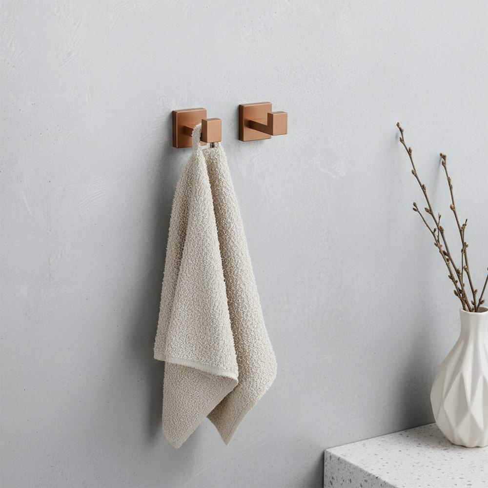 Kylpyhuonetarvikesetti Rio Brush Copper 4 osaa