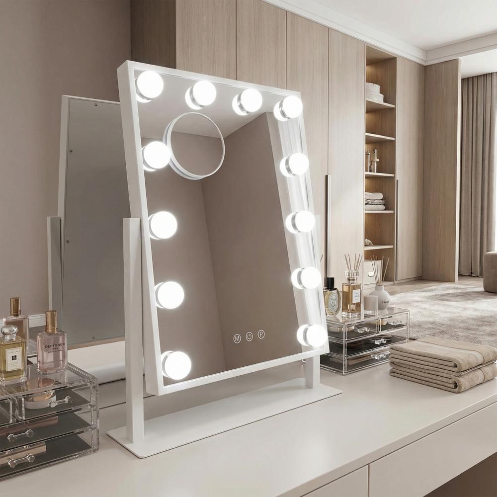 Lustro LED Style Białe 30x40