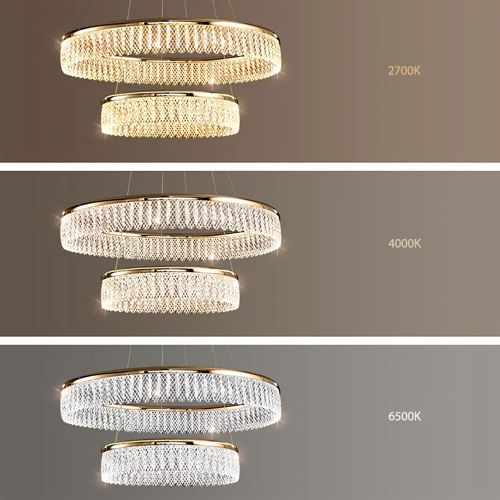 Люстра LED APP1750-CP Gold