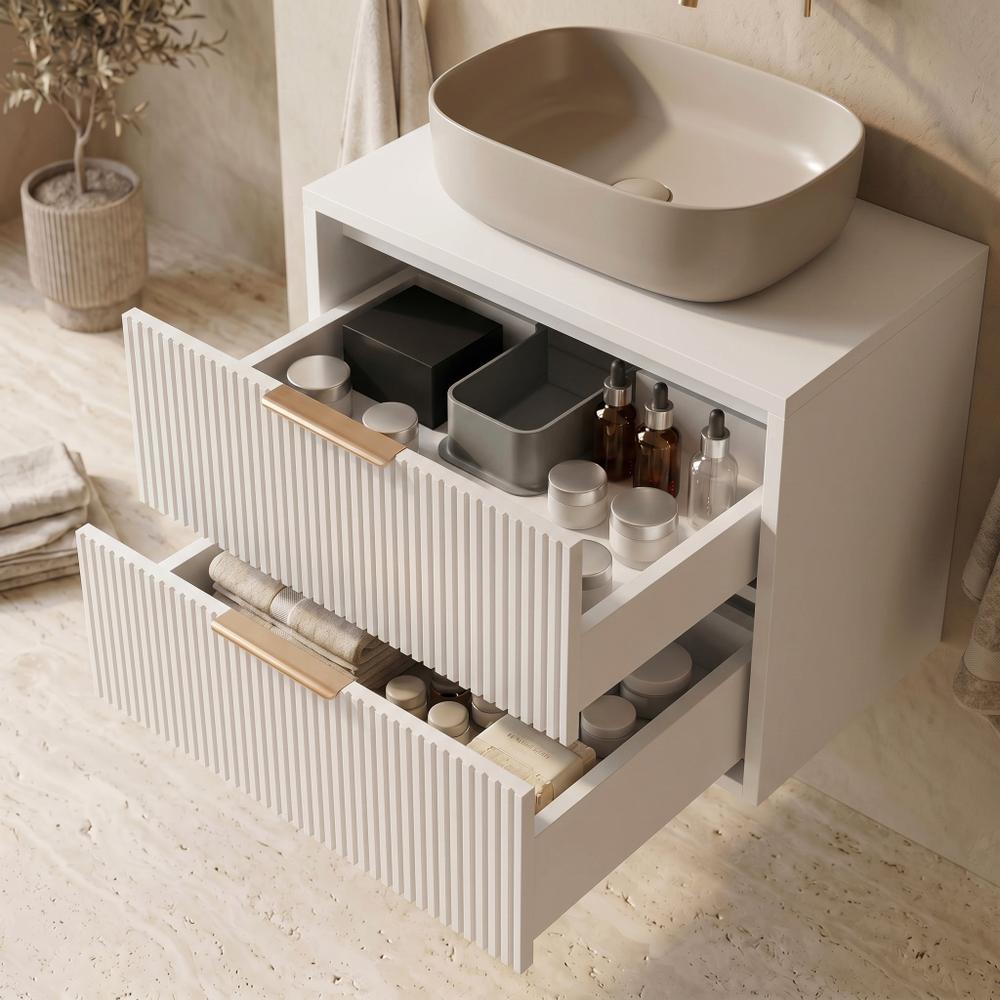 Waschtischunterschrank Rea Mono 60cm White