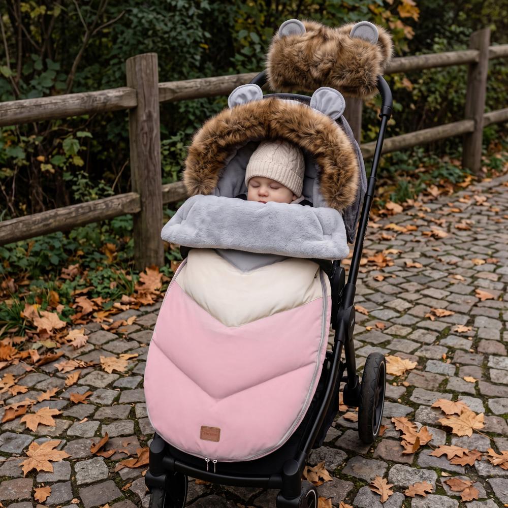 Śpiworek dziecięcy Teddy PRO-V Pastel Różowy