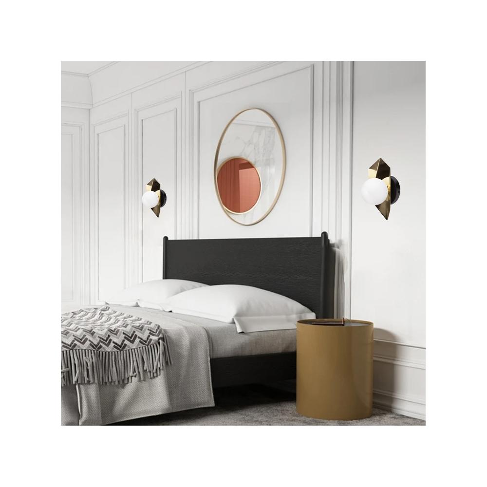 Wandlampe APP1411-W BLACK GOLD