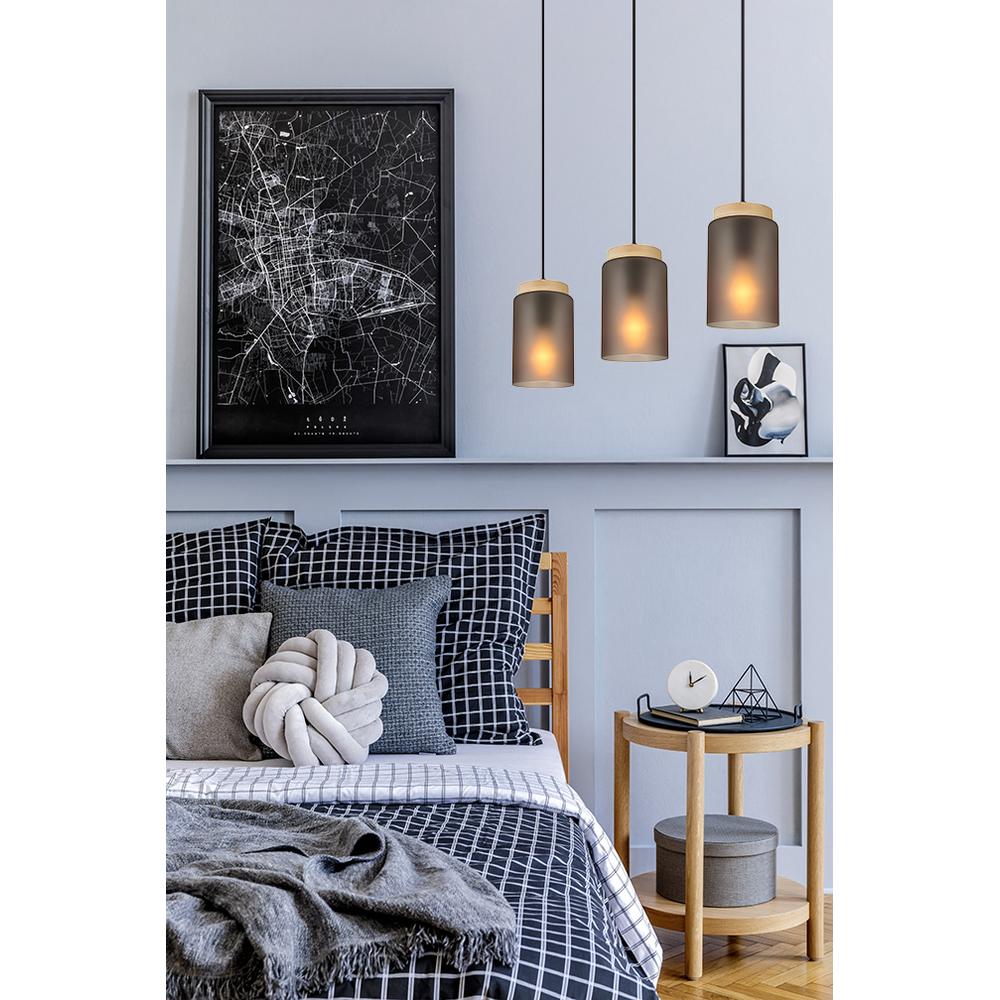 Hängelampe  APP1812-3CP Frosted Grey