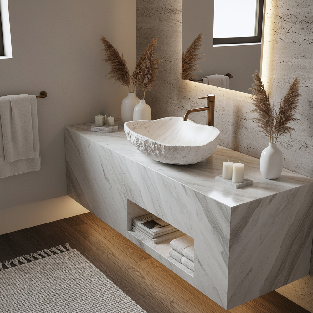 Umývadlo na dosku Isla Shiro