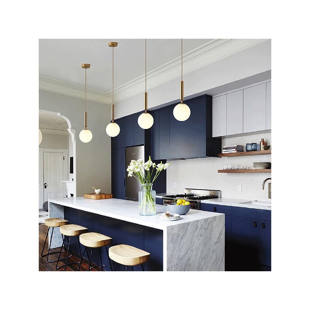 GLASKUGEL HÄNGELEUCHTE G108-1W GOLD E27