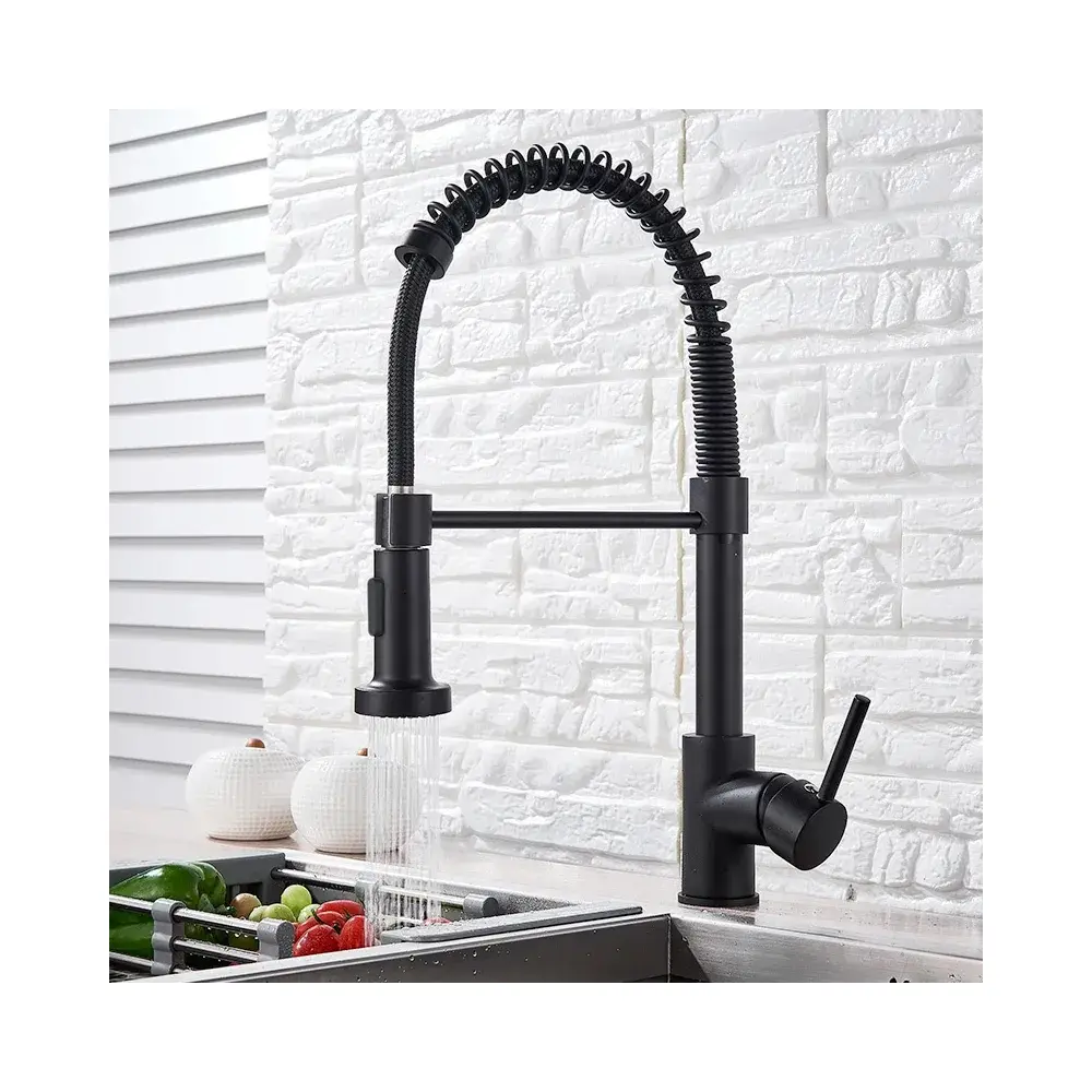 Air outlet with aerator for kitchen faucet REA Colin Black