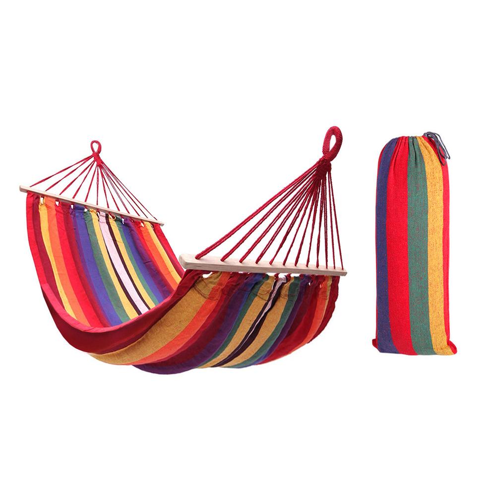 Hamak 1-osobowy z poprzeczką 80cm 480144B YELLOW