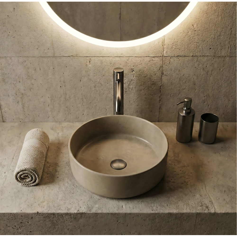 Μπαταρία μπάνιου REA LUNGIS Gun Grey Super High