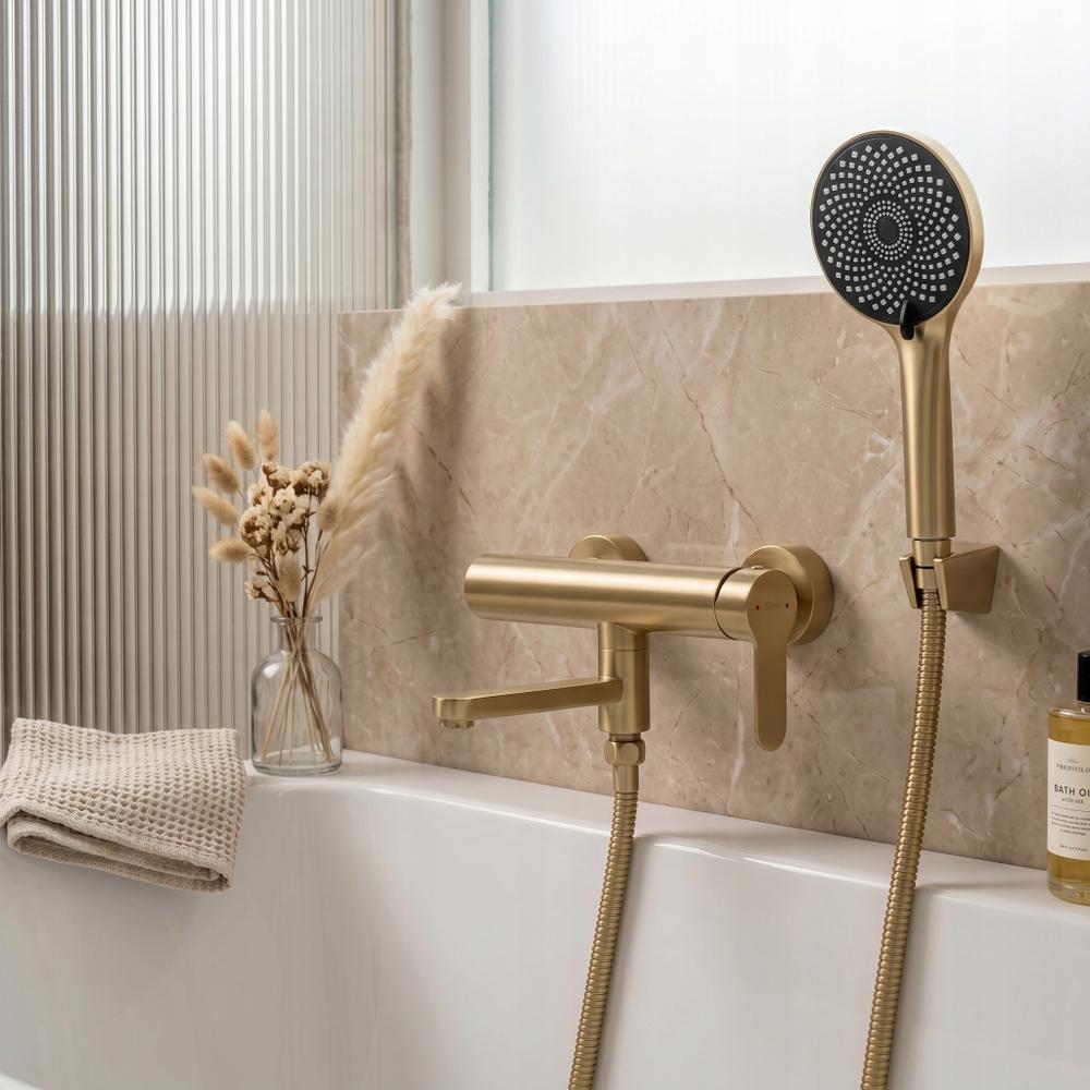 Flessibile doccia Rea Brush Gold 150 cm