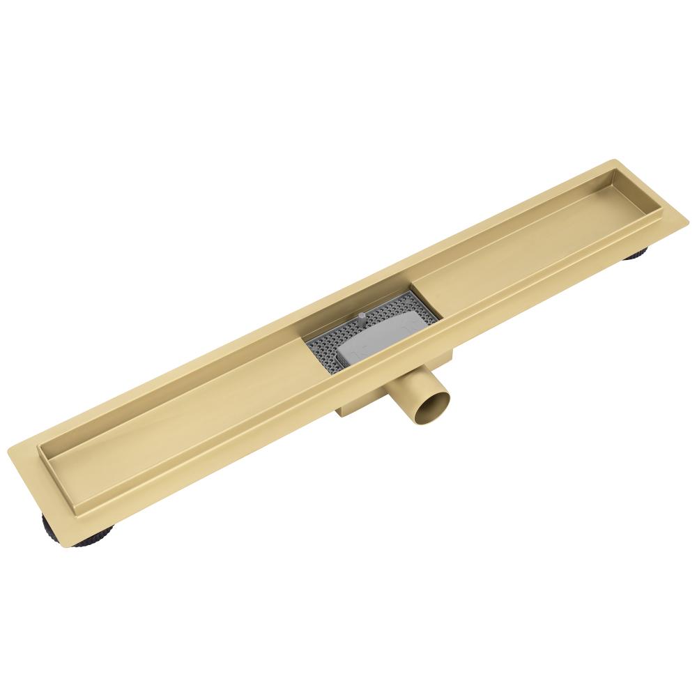 Лінійний злив Rea Neox brush gold 50