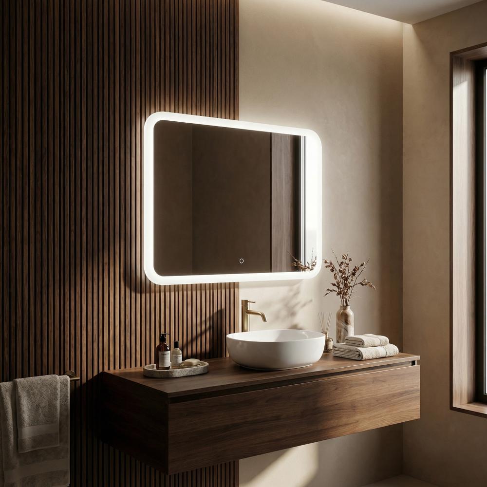 Lustro ścienne LED 80x60cm TOP-3