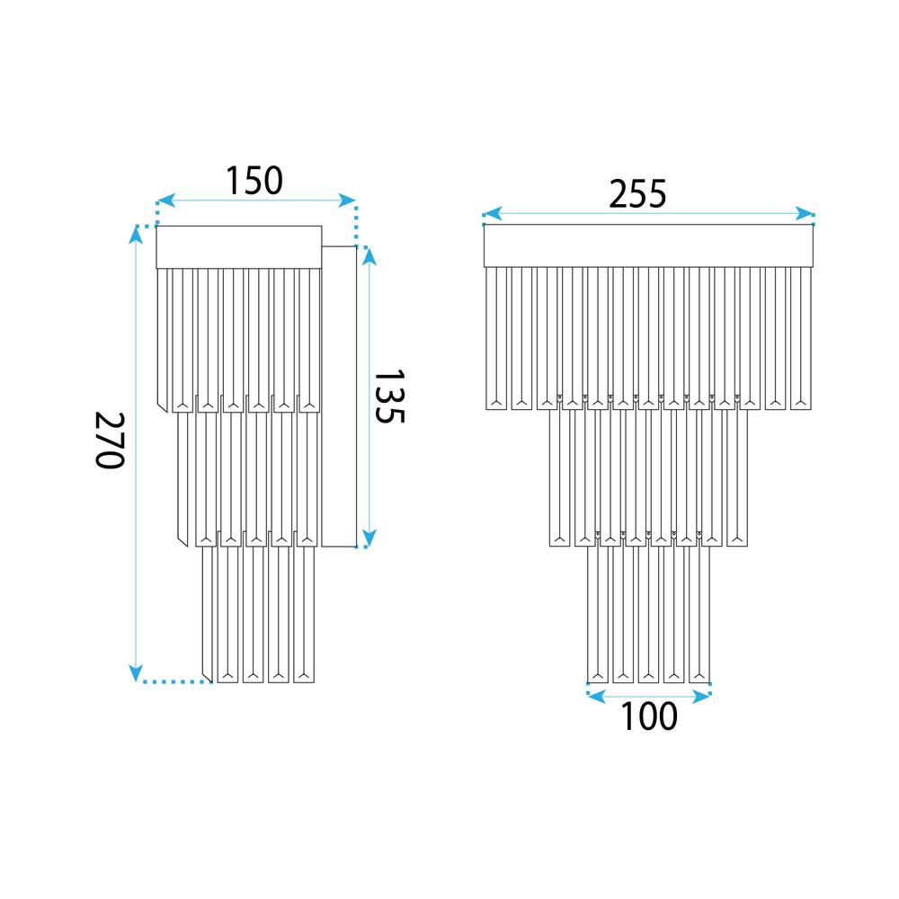 Wandlampe APP1535-1W Gold