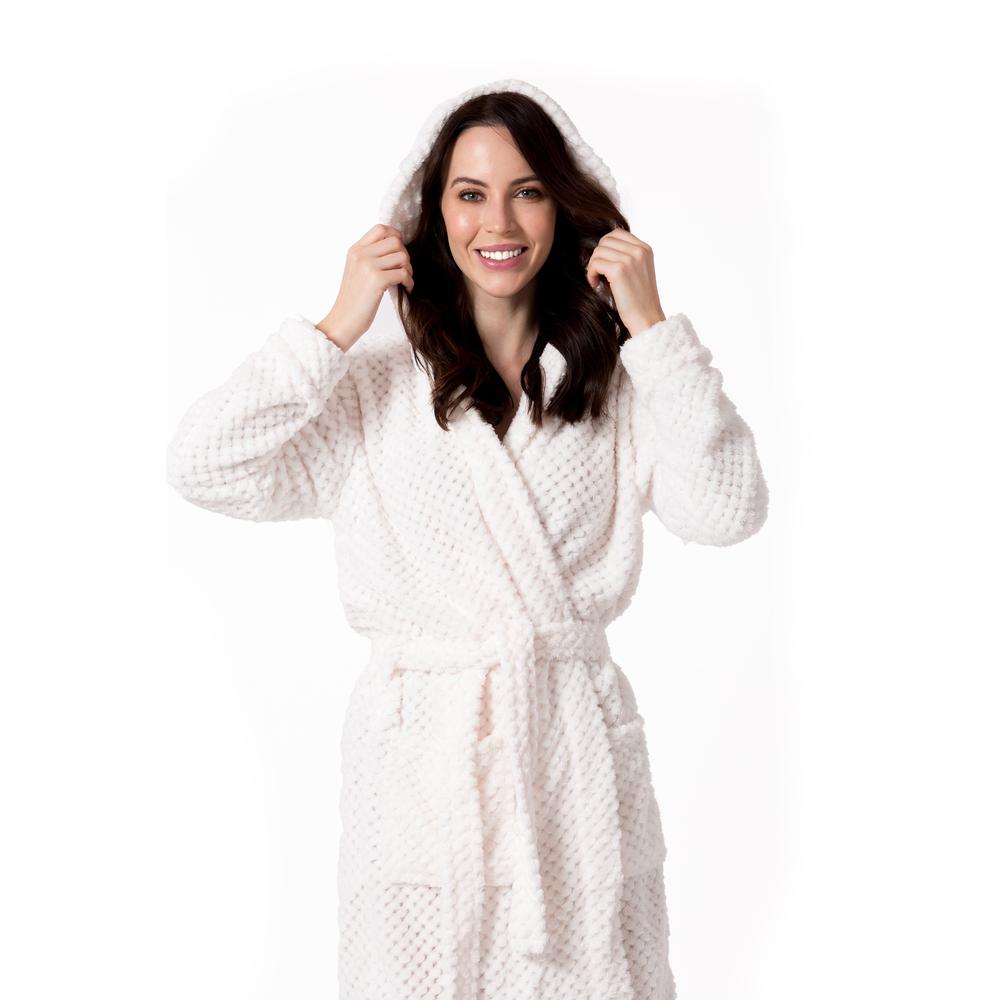 Bathrobe Dressing-gown DIAMOND Ecru L