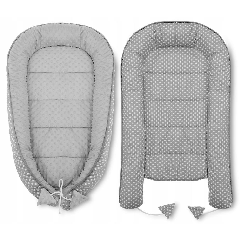 Kokon do wózka, materac, poduszka, kocyk  5w1 White Black Bear