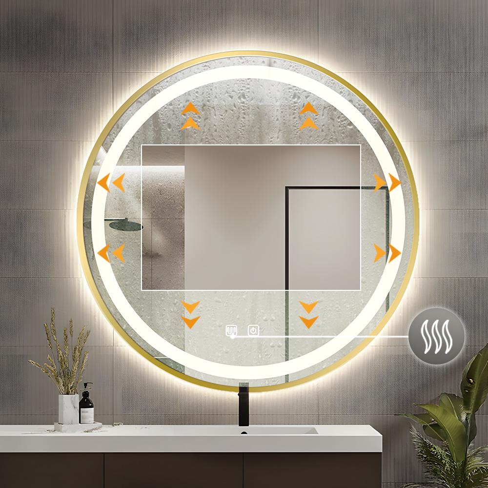 Oglindă LED 80cm MMJ Gold