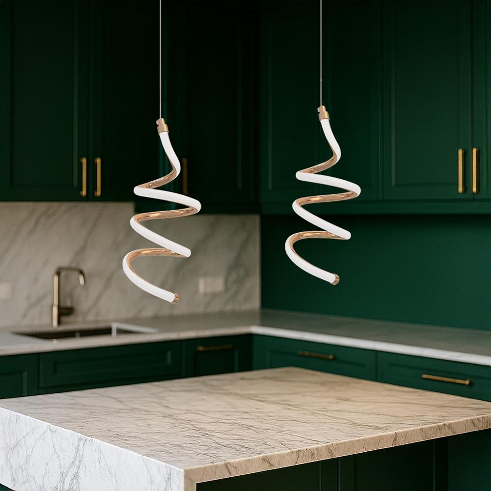 LED Pendelleuchte Deckenlampe LHJ096-1CP light rose gold