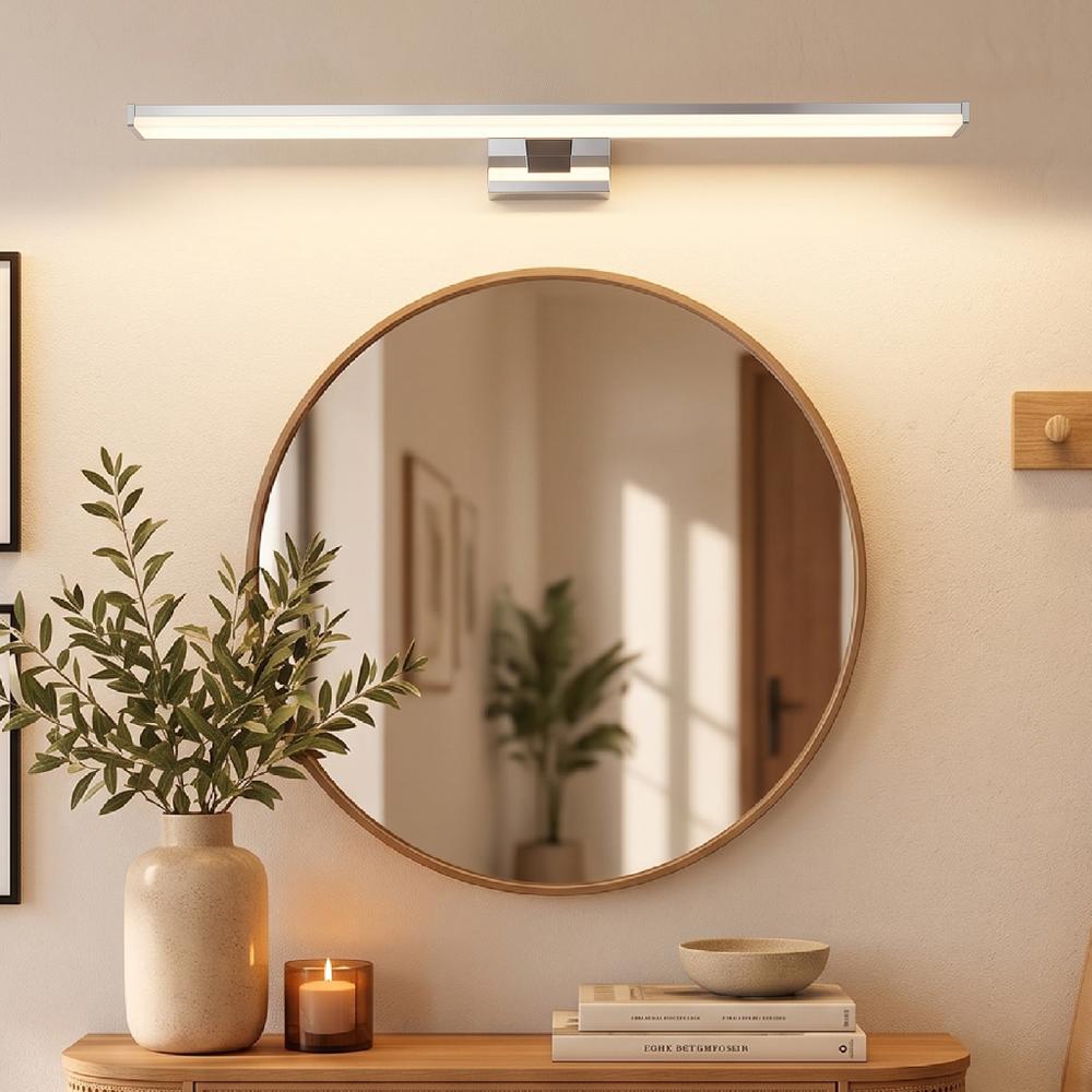 LAMPA KINKIET ŁAZIENKOWY LED NAD LUSTRO 12W 58CM APP369-1W CHROM