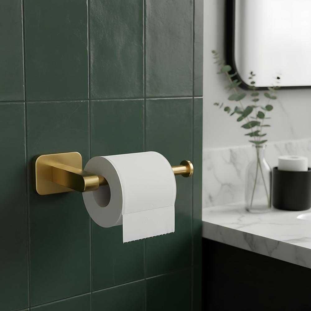Toilet paper holder 5909 Nico Brush Gold