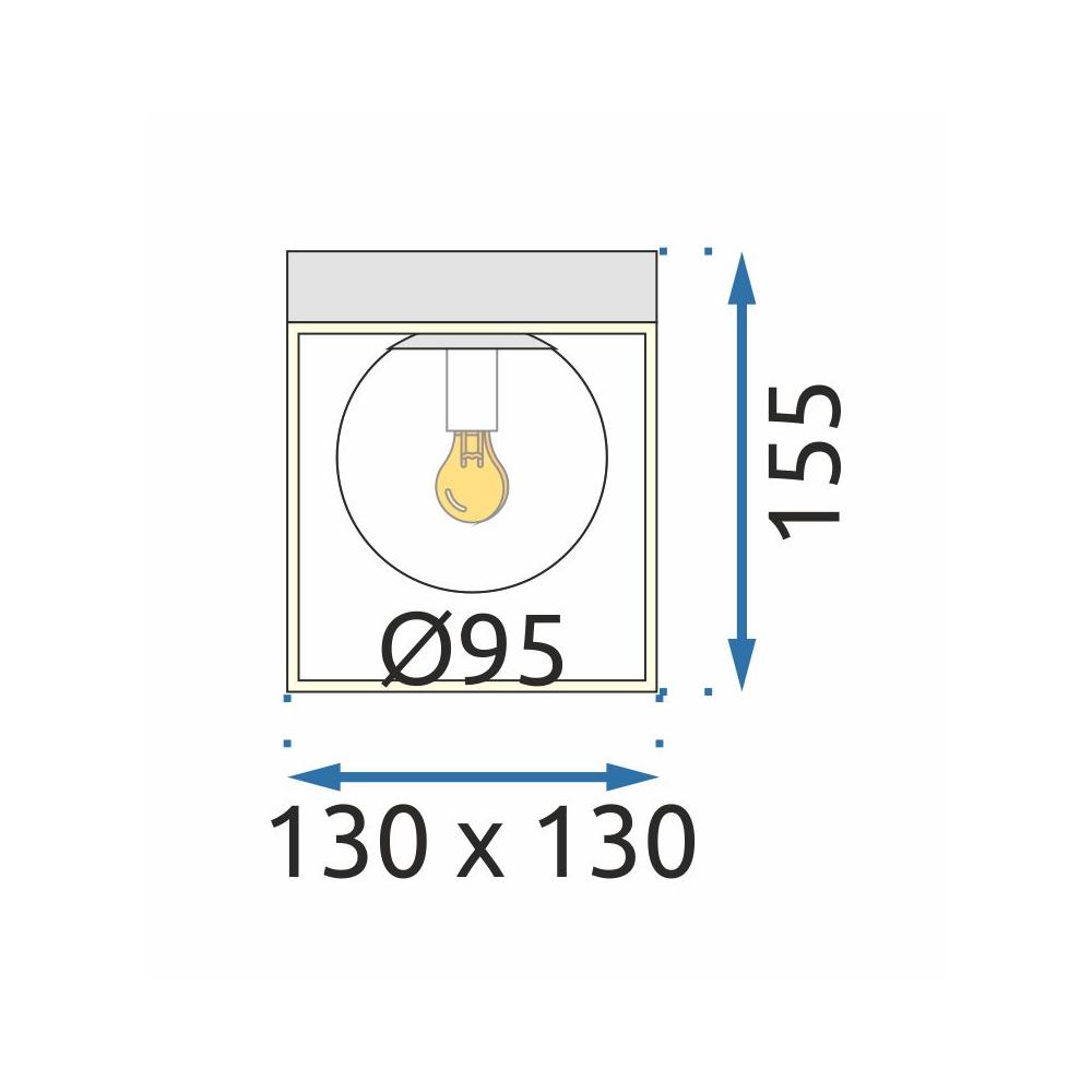 Deckenplatte Gold White APP1166-1C
