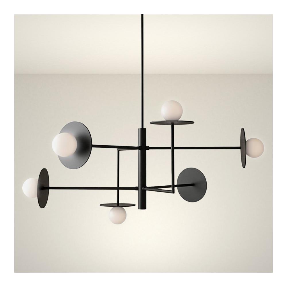 Lampe APP1668-6CP Black