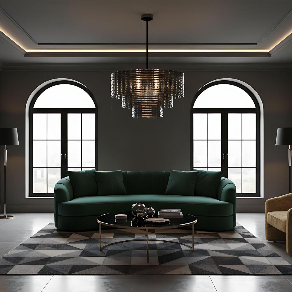 Hängelampe für die Decke APP1678-8CP Grau