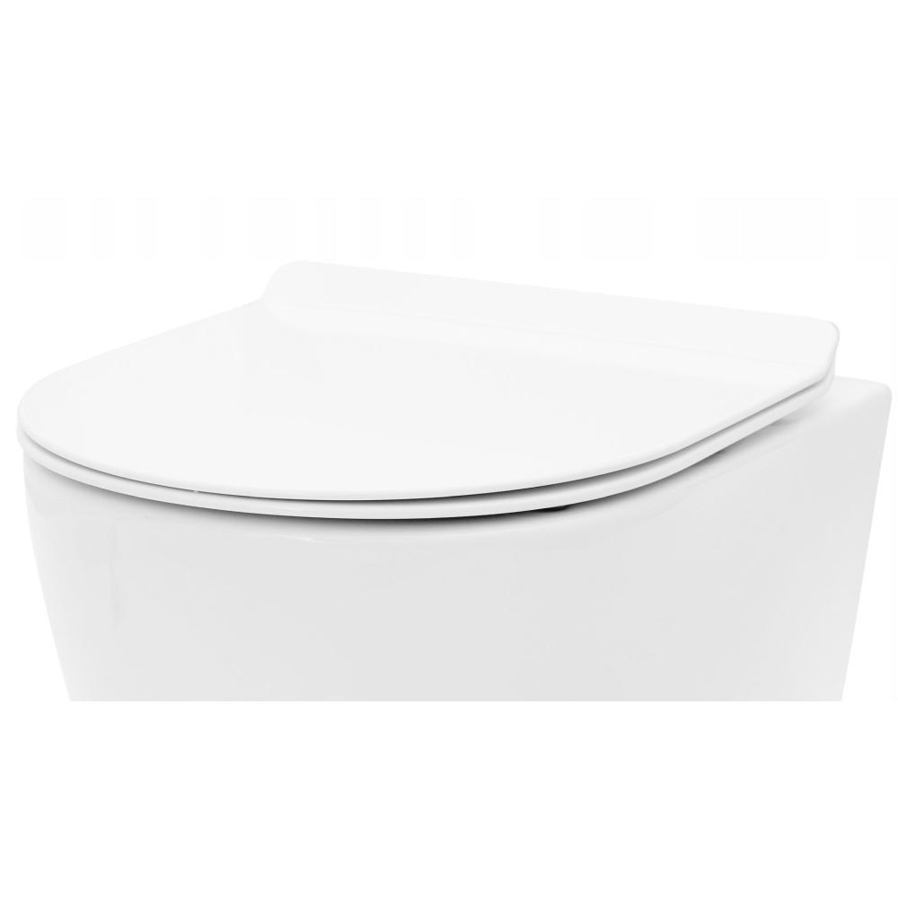 Toilet seat UF DUROPLAST FLAT WHITE