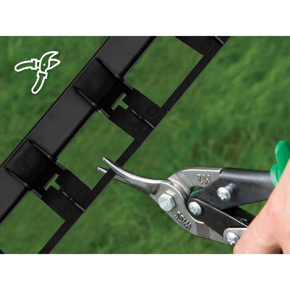 Obrzeże trawnikowe 436cm 8szt. + kotwy 24szt. HD 7101