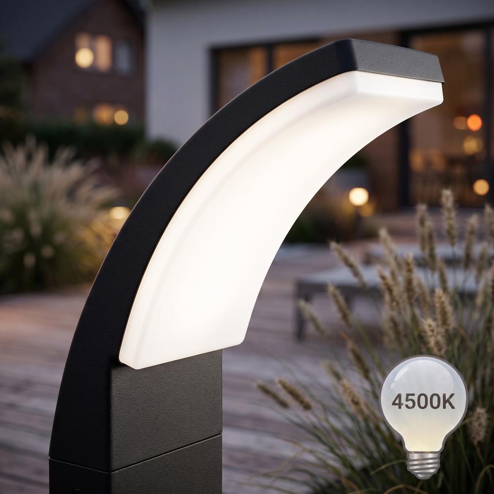 Lampa ogrodowa stojąca LED JNH033-G Czarna