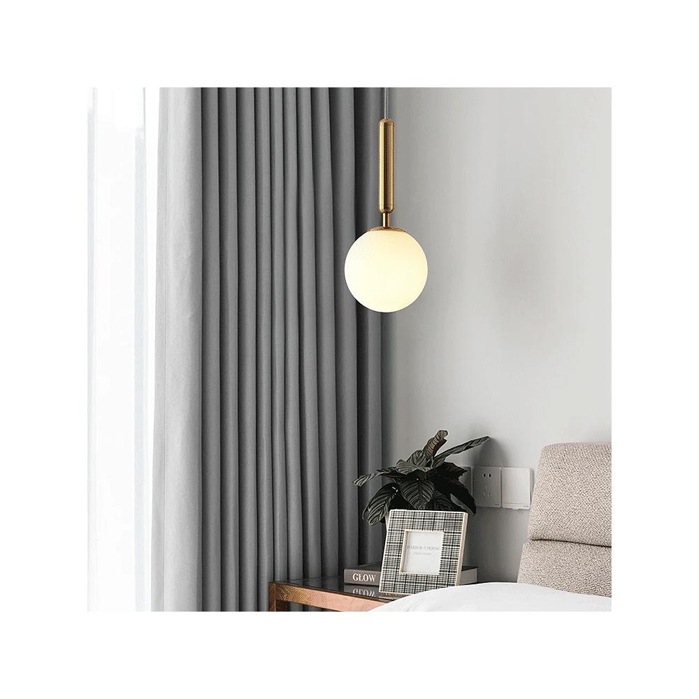 GLASKUGEL HÄNGELEUCHTE G108-1W GOLD E27