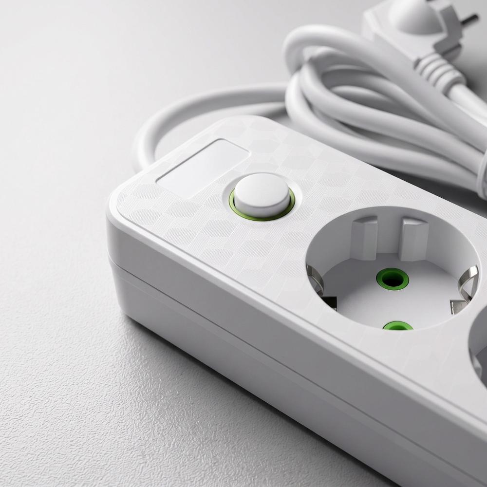Listwa zasilająca Przedłużacz 5 gniazd + 2x USB-A + USB-C JNH022-5A Biały